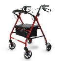 Περιπατητήρας ενηλίκων Rollator αλουμινίου – Κόκκινο MB.W0003