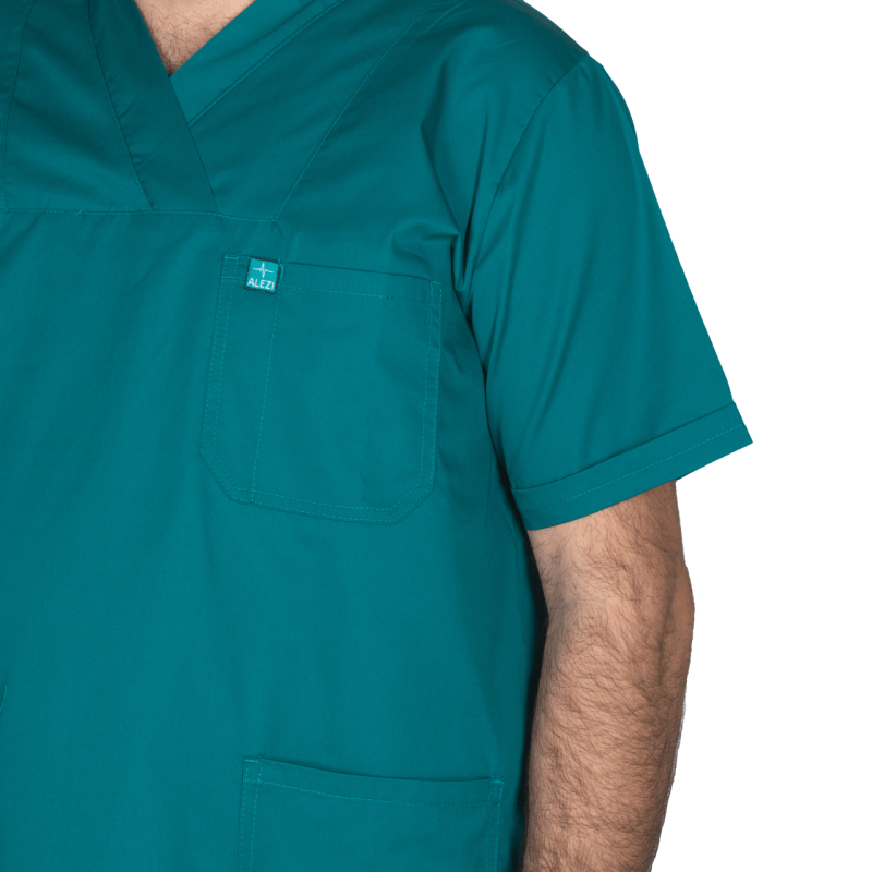 Ιατρική Στολή Unisex - Σκούρο πράσινο - Alezi