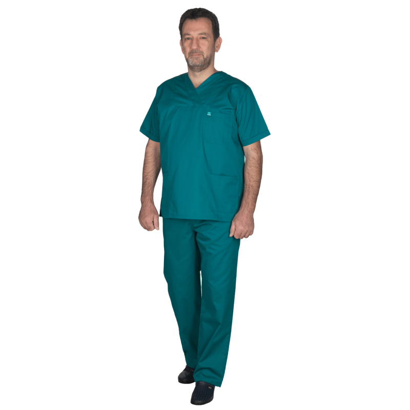 Ιατρική Στολή Unisex - Σκούρο πράσινο - Alezi