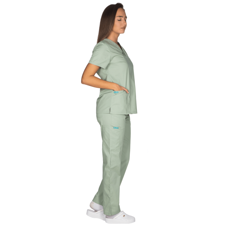 Ιατρική Στολή Γυναικεία - Λαδί - Alezi